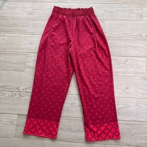 LAVI Womens Pink Pull On Elastic Waist Wide Leg Casual‎ Pants Size Large